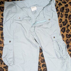 Vintage -Ton - Mint colored  10" Wide Leg Pants Windbreaker style 90s Rave/Skate